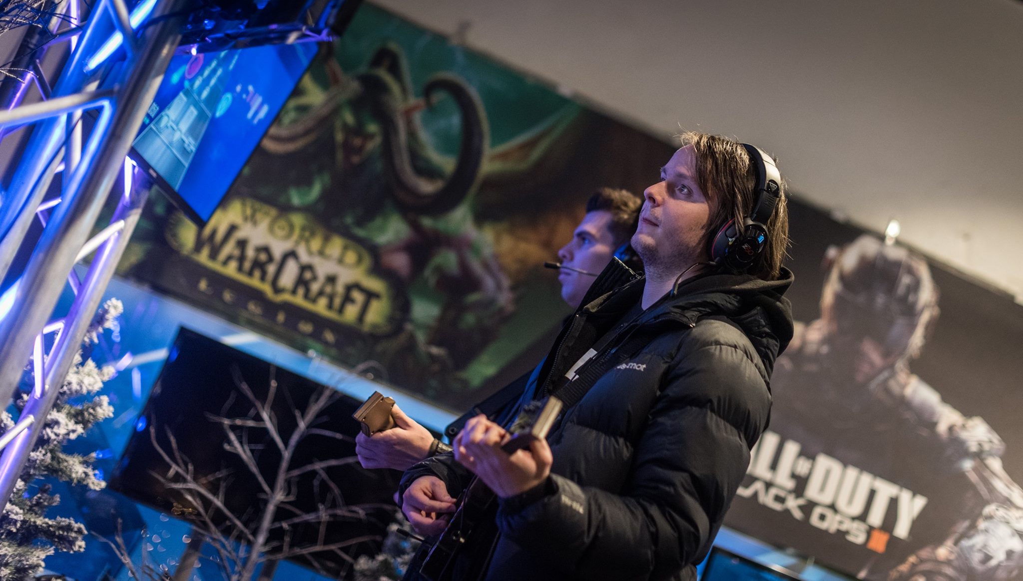 Trono de piedra gigante para un evento de Blizzard Trono de piedra gigante para un evento de Blizzard